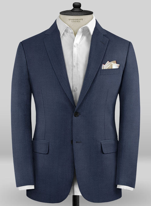 Caccioppoli Sun Dream Zoncci Blue Wool Silk Jacket