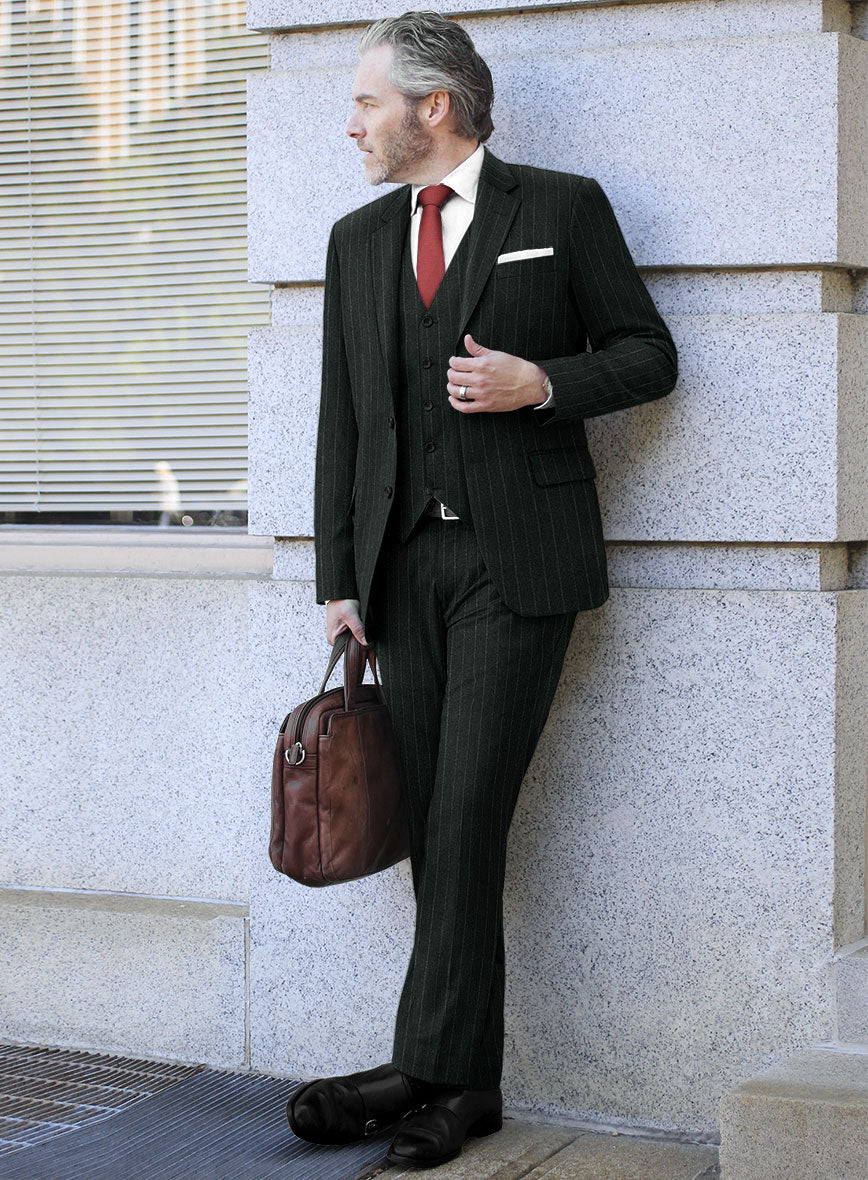 Caccioppoli Udia Dark Green Wool Suit