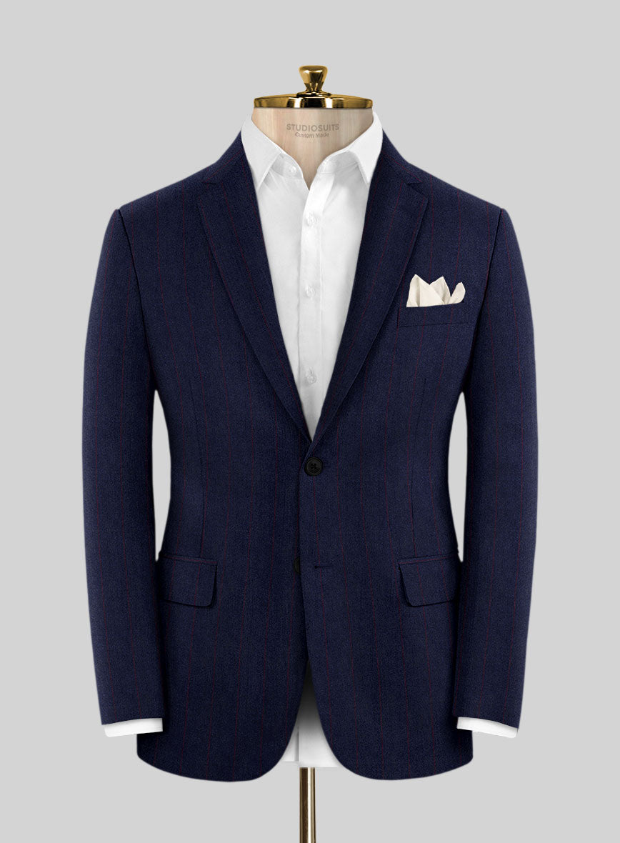 Caccioppoli Utoroa Blue Wool Suit