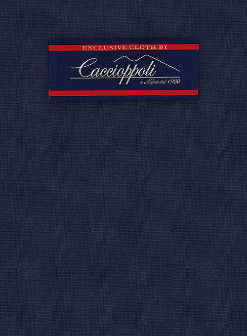 Caccioppoli Wool Blue Sorne Suit