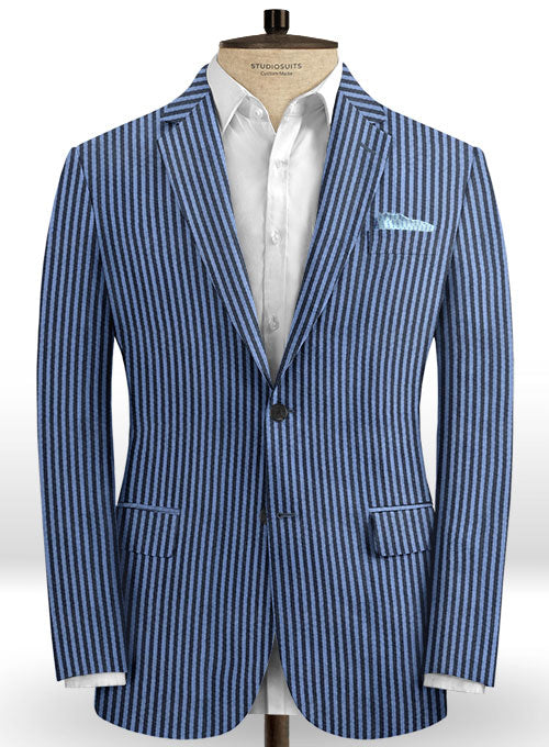 Caccioppoli Seersucker Xina Suit