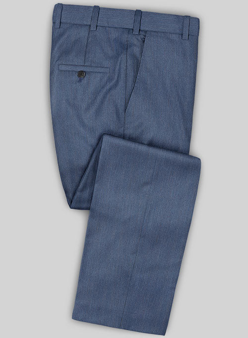 Caccioppoli Sun Dream Rafana Blue Wool Silk Pants