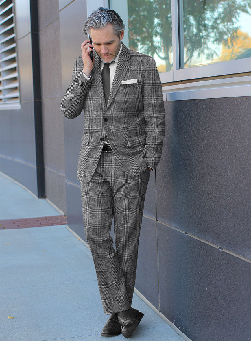 Caccioppoli Alage Glen Gray Wool Suit