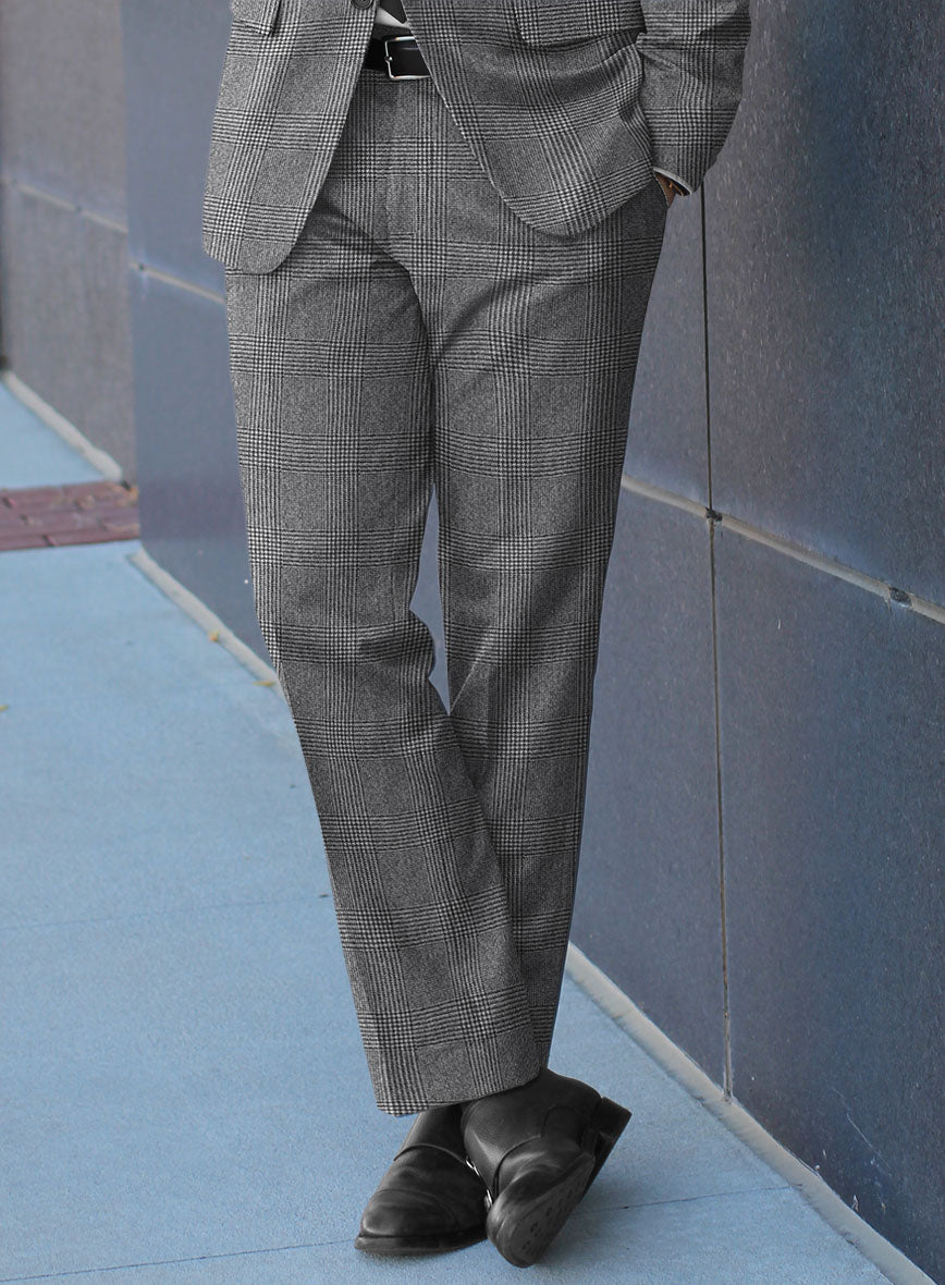 Caccioppoli Alage Glen Gray Wool Suit