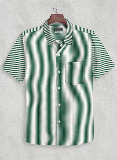 Caccioppoli Green Stripes Shirt