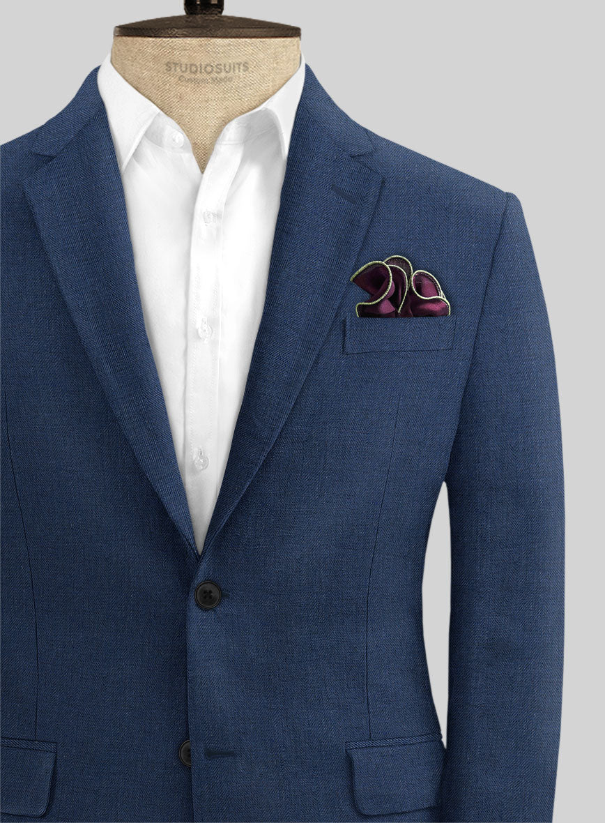 Campari Indigo Linen Jacket