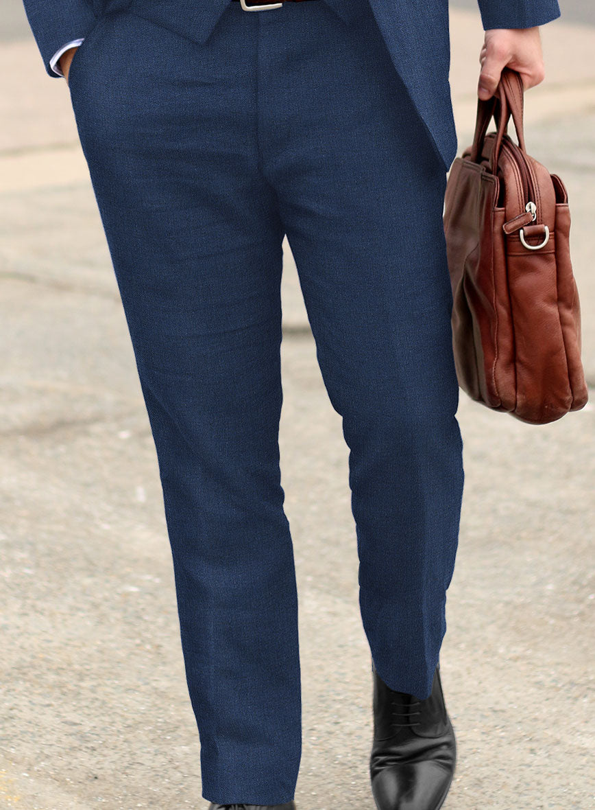 Campari Indigo Linen Suit