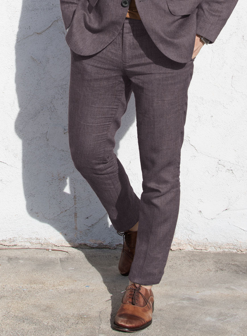 Campari Mystic Mauve Linen Suit