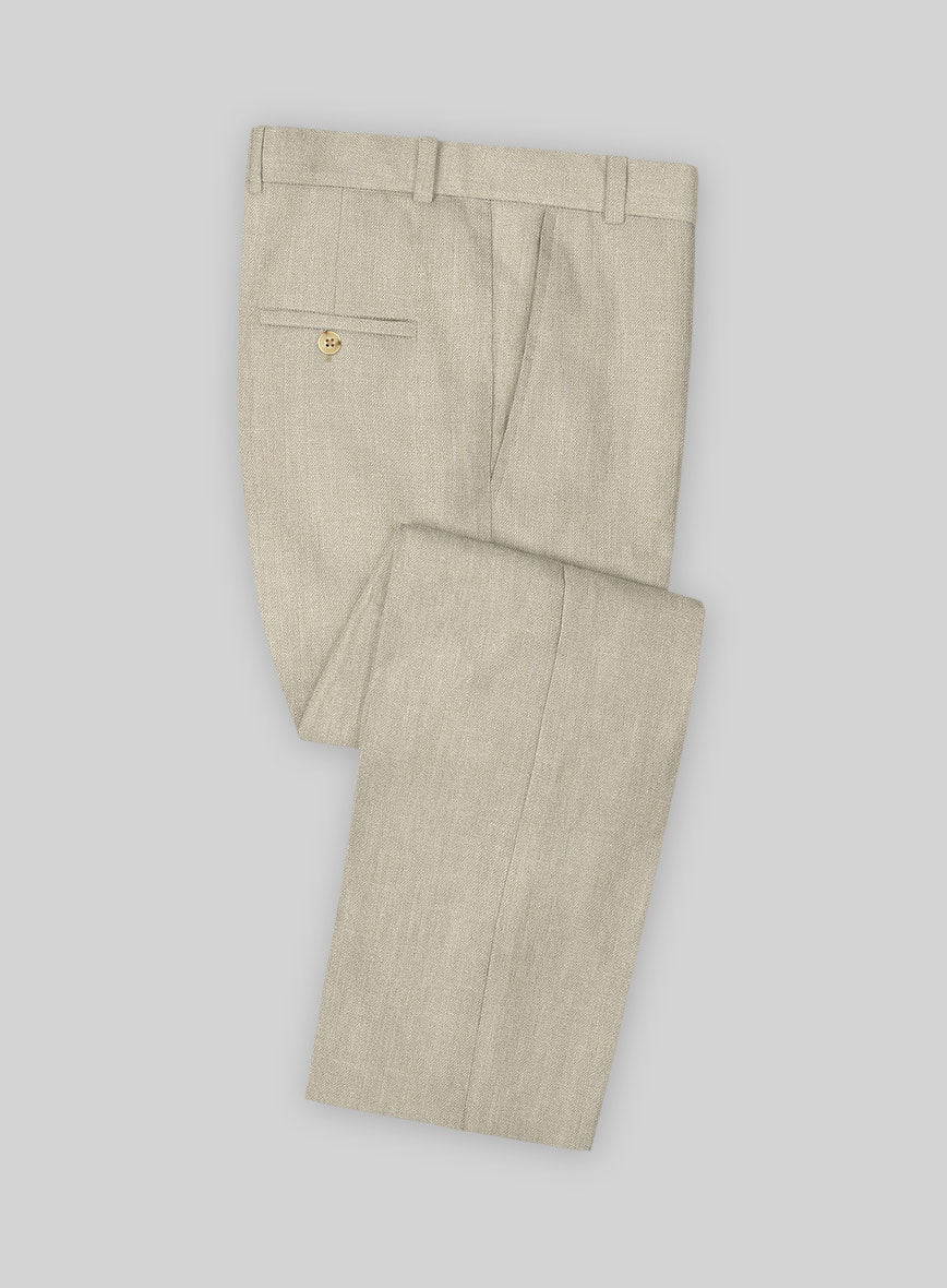 Campari Oatmeal Linen Pants