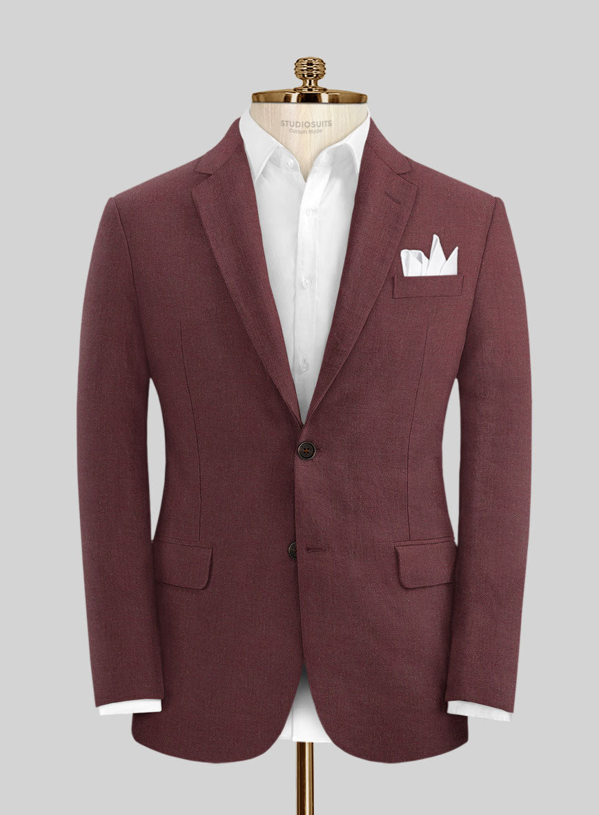 Campari Wine Linen Jacket