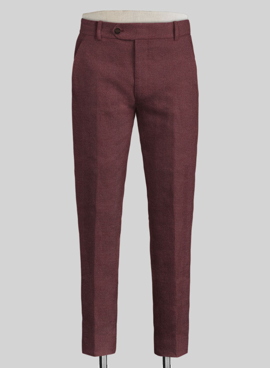 Campari Wine Linen Suit