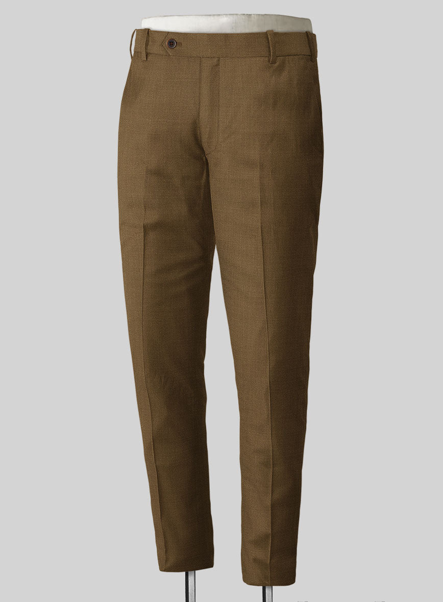 Caramel Brown Wool Suit