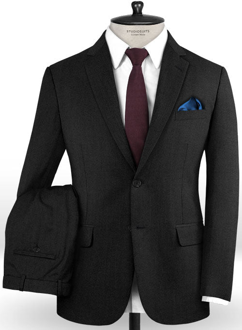 Cerruti Zavore Black Wool Suit