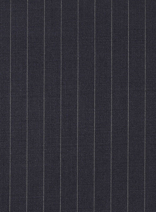 Chalkstripe Wool Dark Blue Suit