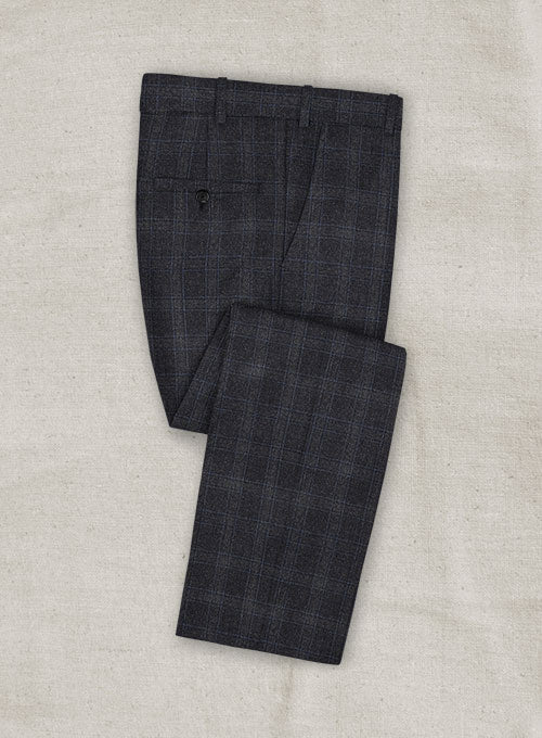 Charles Clayton Gaeato Charcoal Wool Cashmere Suit