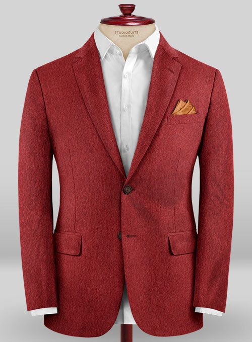 Colombo Red Cashmere Jacket