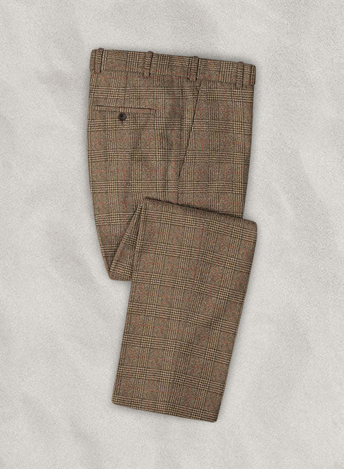 Como Checks Tweed Pants