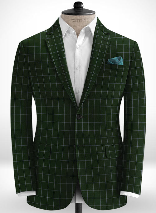 Cotton Aviva Green Suit