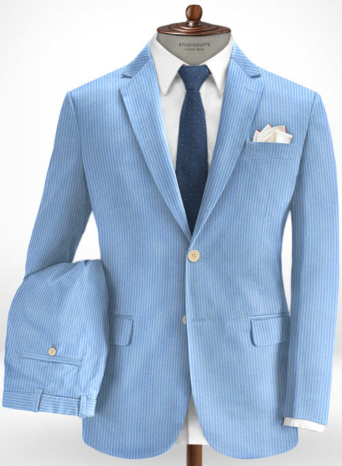 Cotton Inito Blue Suit