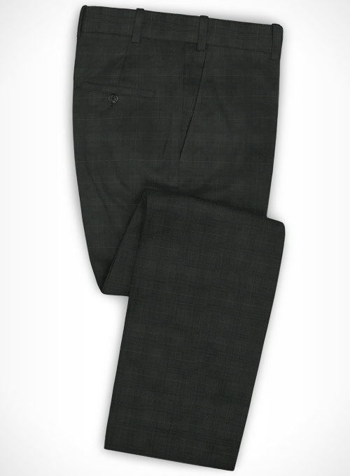 Cotton Stretch Accri Dark Gray Pants