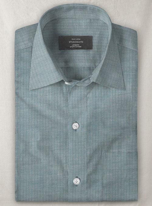 Cotton Stretch Herringbone Aebi Shirt