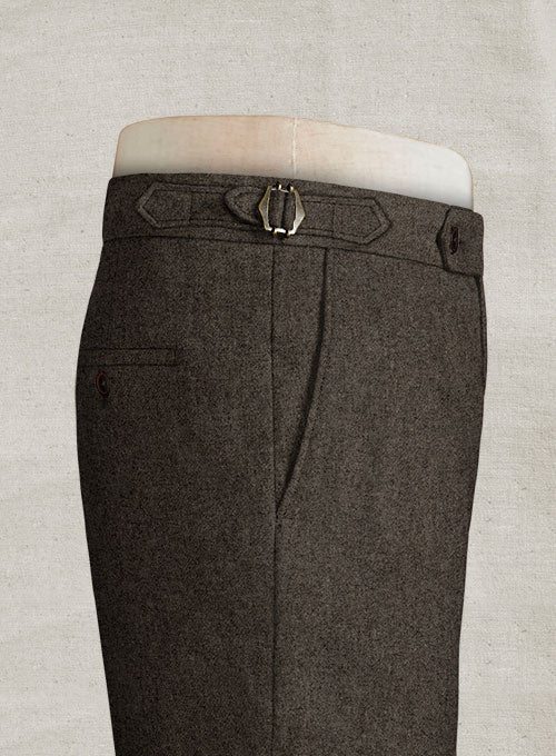 Dark Dapper Brown Highland Tweed Trousers – StudioSuits