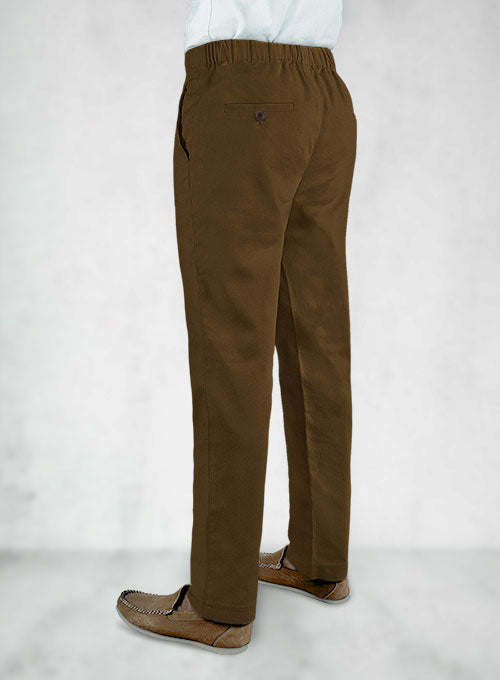 un/unbient easy trousers (smoke brown)-