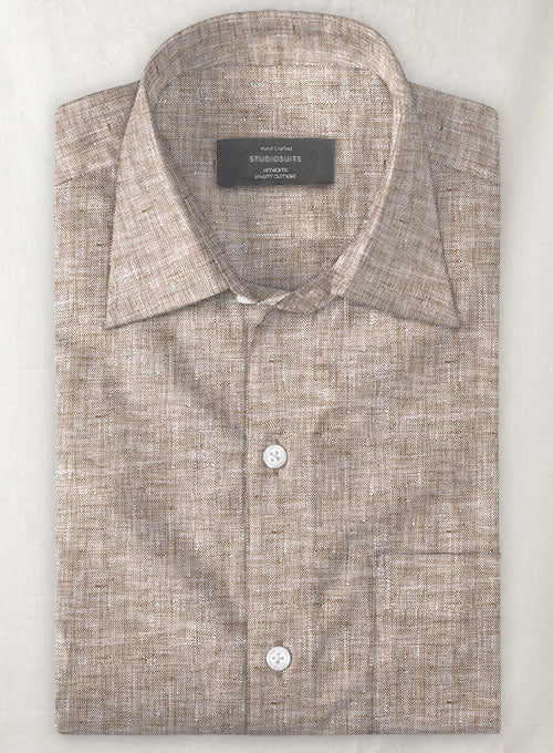 European Linen Western Style Shirt - Half Sleeves – StudioSuits