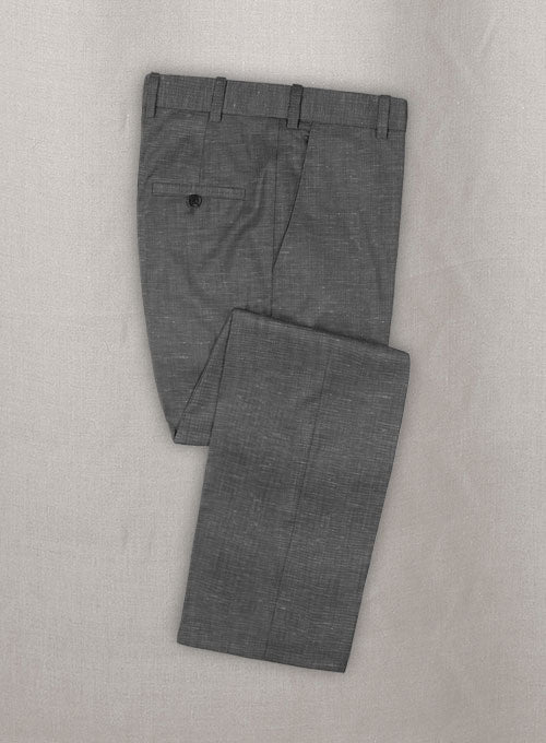 Italian Wool Linen Silk Camina Pants - StudioSuits