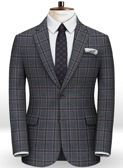 Light Weight Leo Blue Tweed Suit – StudioSuits