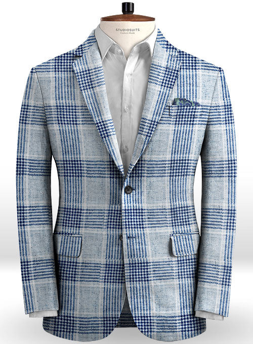 Solbiati Friday Blue Linen Jacket – StudioSuits