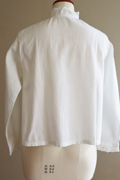 1920s French Soft Cotton Blouse