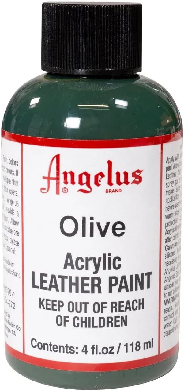 Angelus Acrylic Leather Paint Best Sellers Kit - Set of 12 paints - 01 -  Mogahwi Stationery