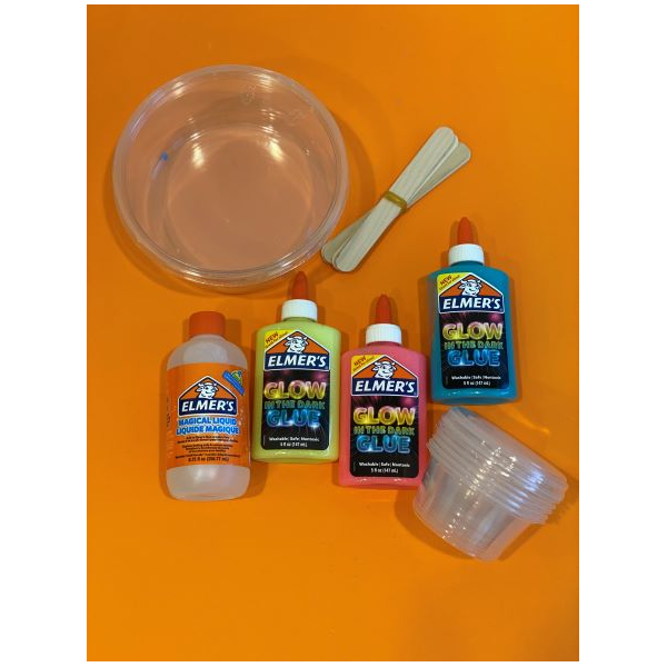 New Elmer's Glow in The Dark Bundle Liquid Glue Pack of 2