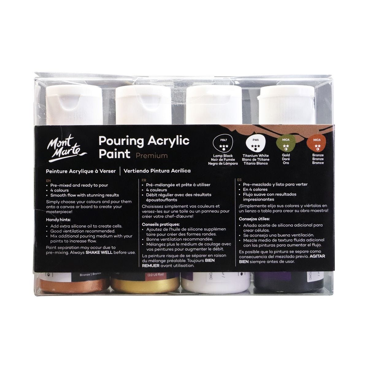 Mont Marte Signature Fabric Paint Set - 20pc x 20ml