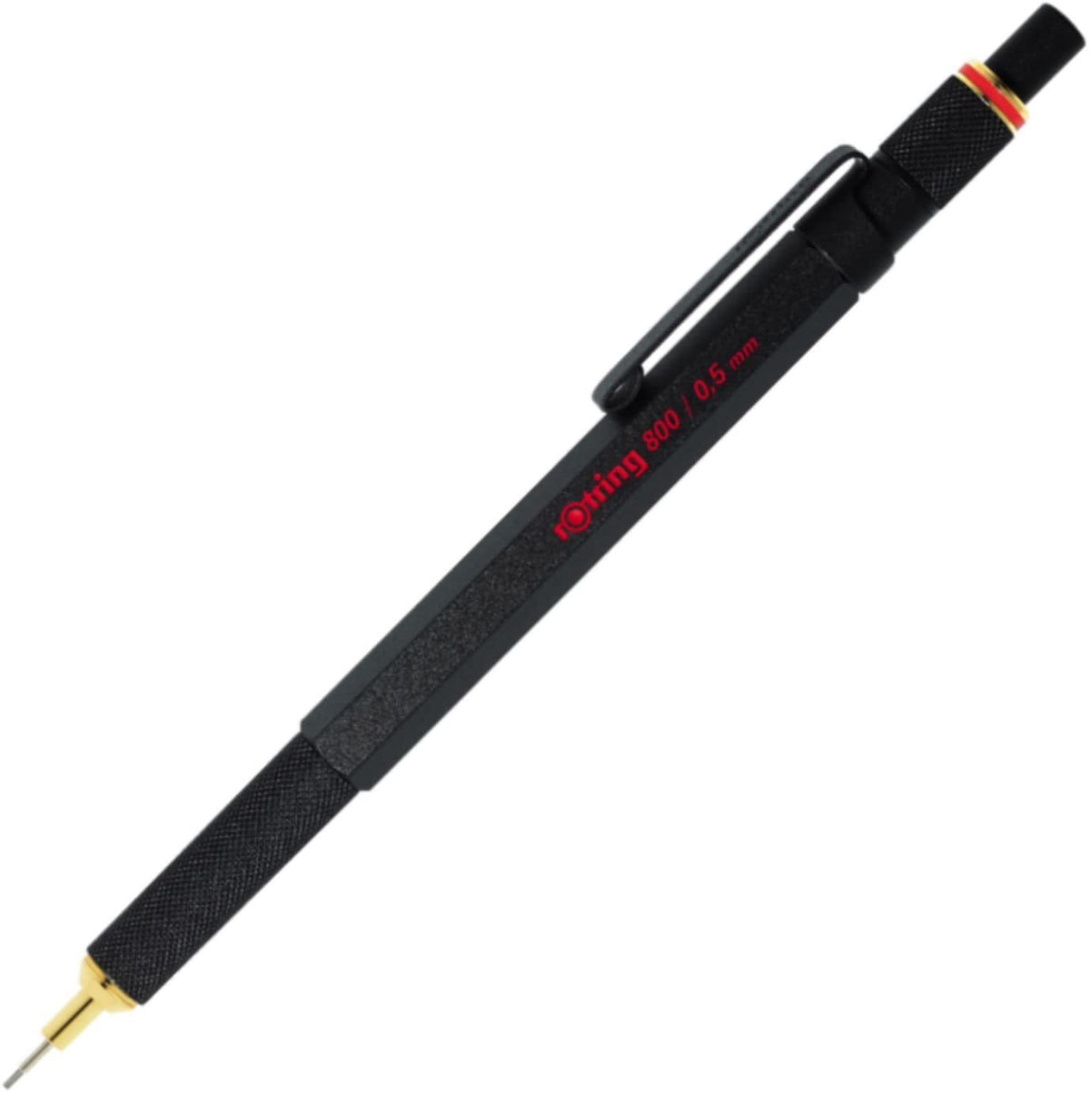 Rotring Mechanical Pencil (800+0.5mm) Full Black Mechanical Pencil
