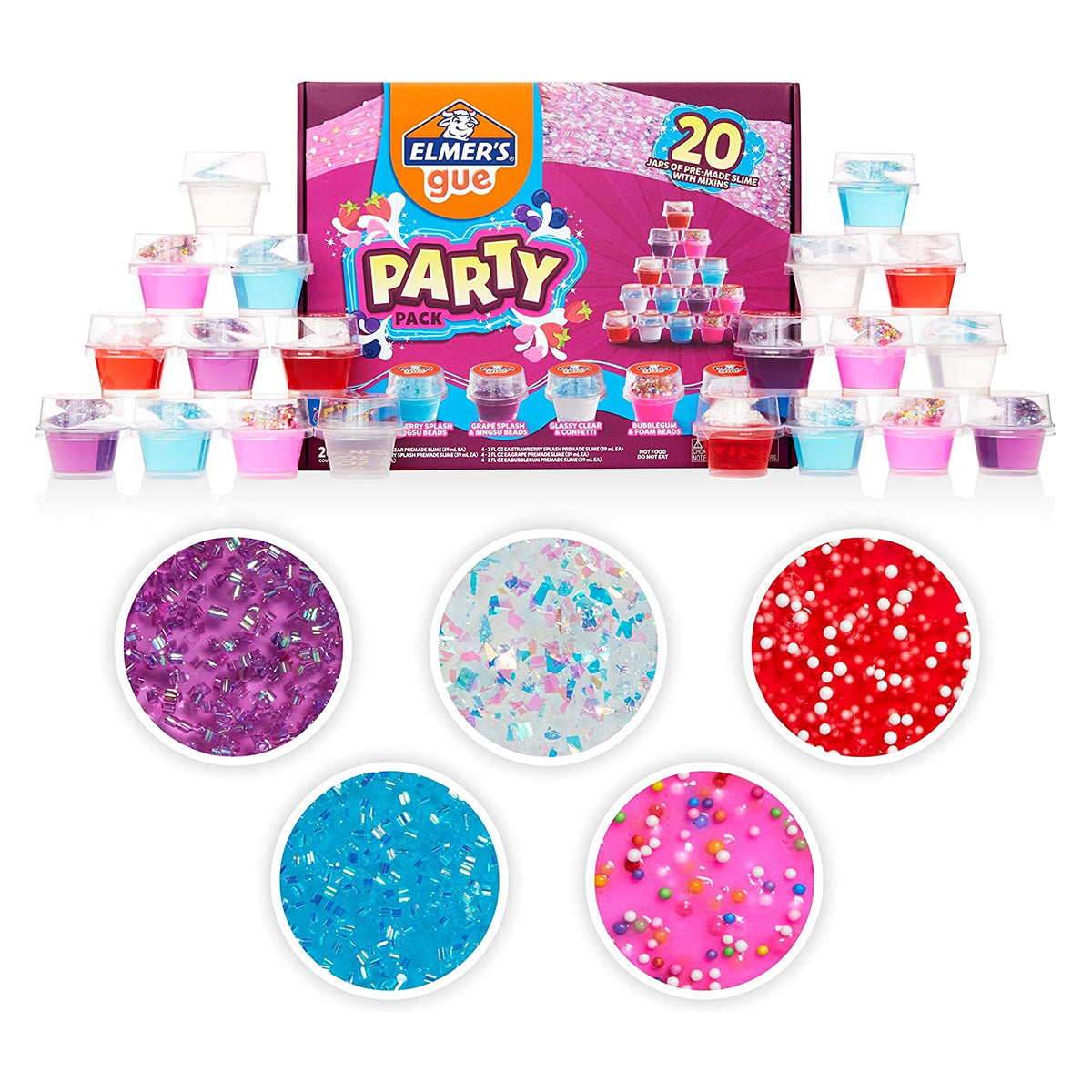 Elmers - kit de conception pour Slime - Glitter Pailletté Pas Cher