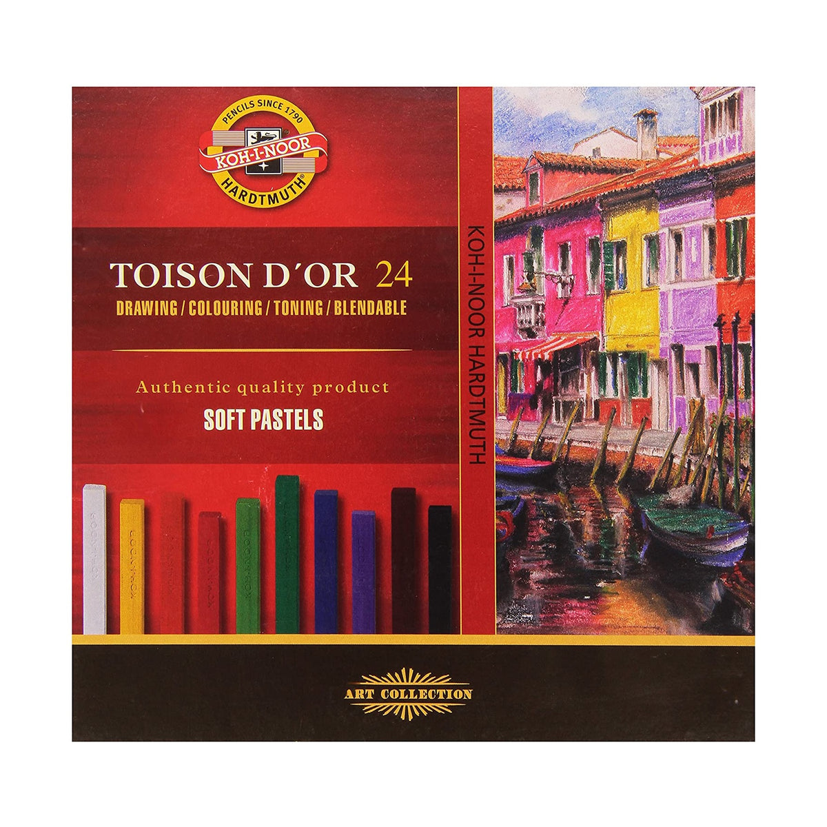 Koh-I-Noor Toison Dor 8829 Soft Artists Pastel Pencils Set of 48