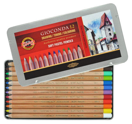 Koh-I-Noor Gioconda Silky Black Pencil, Pack of 12 (FA8800.N), : :  Office Products