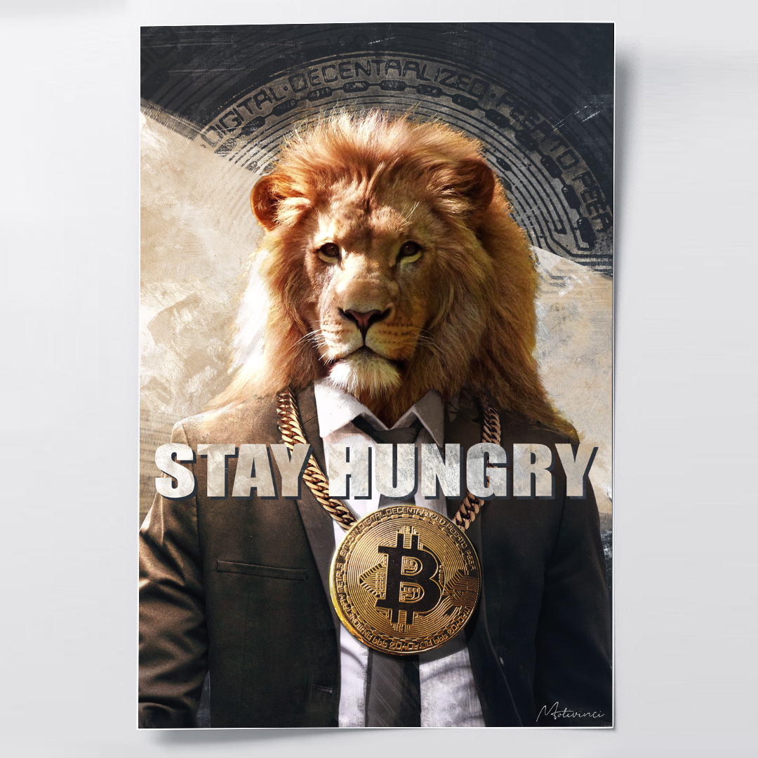 Lion Stay Hungry Bitcoin