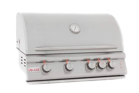 Blaze Premium LTE 32-Inch 4-Burner Built-In Gas Grill With Rear Infrared Burner