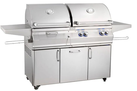 Fire Magic A830s Aurora 46-Inch Gas & Charcoal Combo Grill On Cart