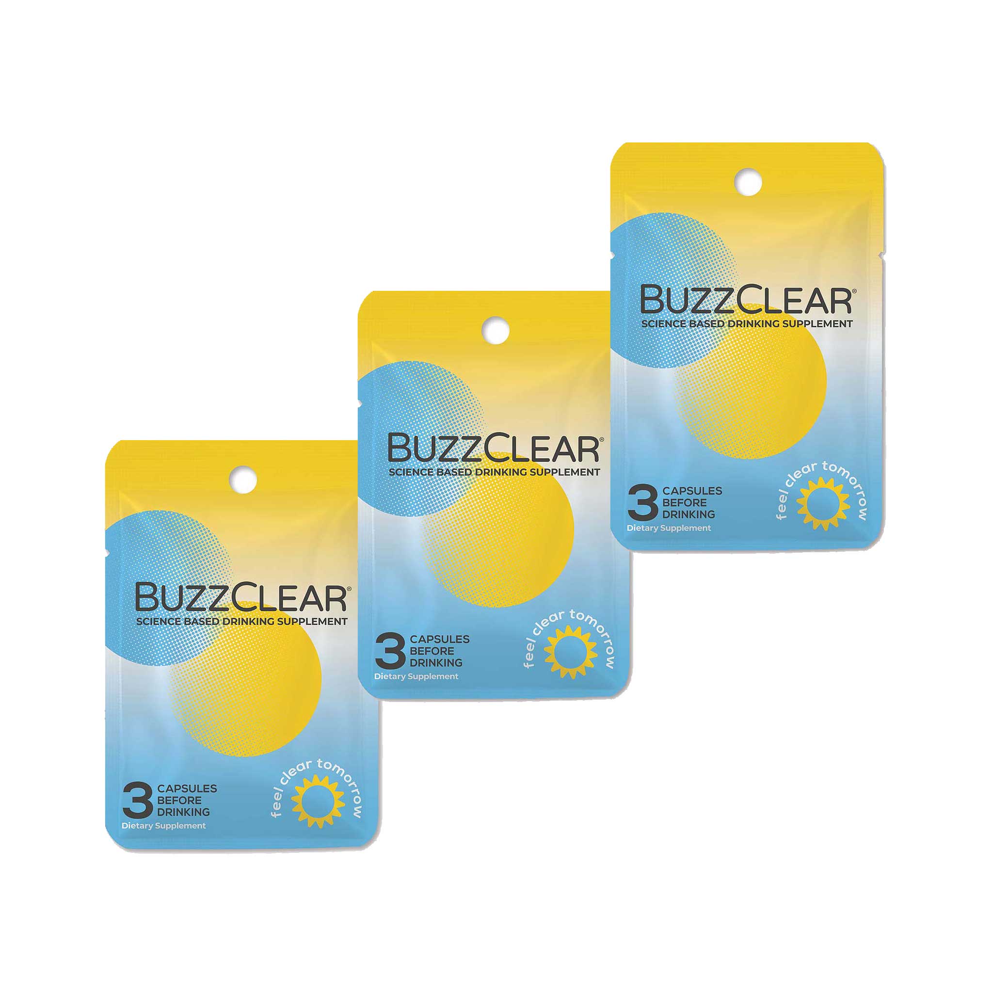 BuzzClear® 3 packs - BuzzClear product image