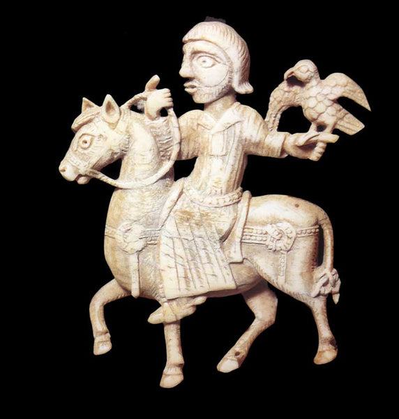 Figura de cetrería de época de Al-Andalus