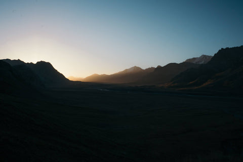 Amanecer en kirguistán