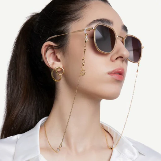 Isadora Gold Sunglasses Chain / Eyewear Chain