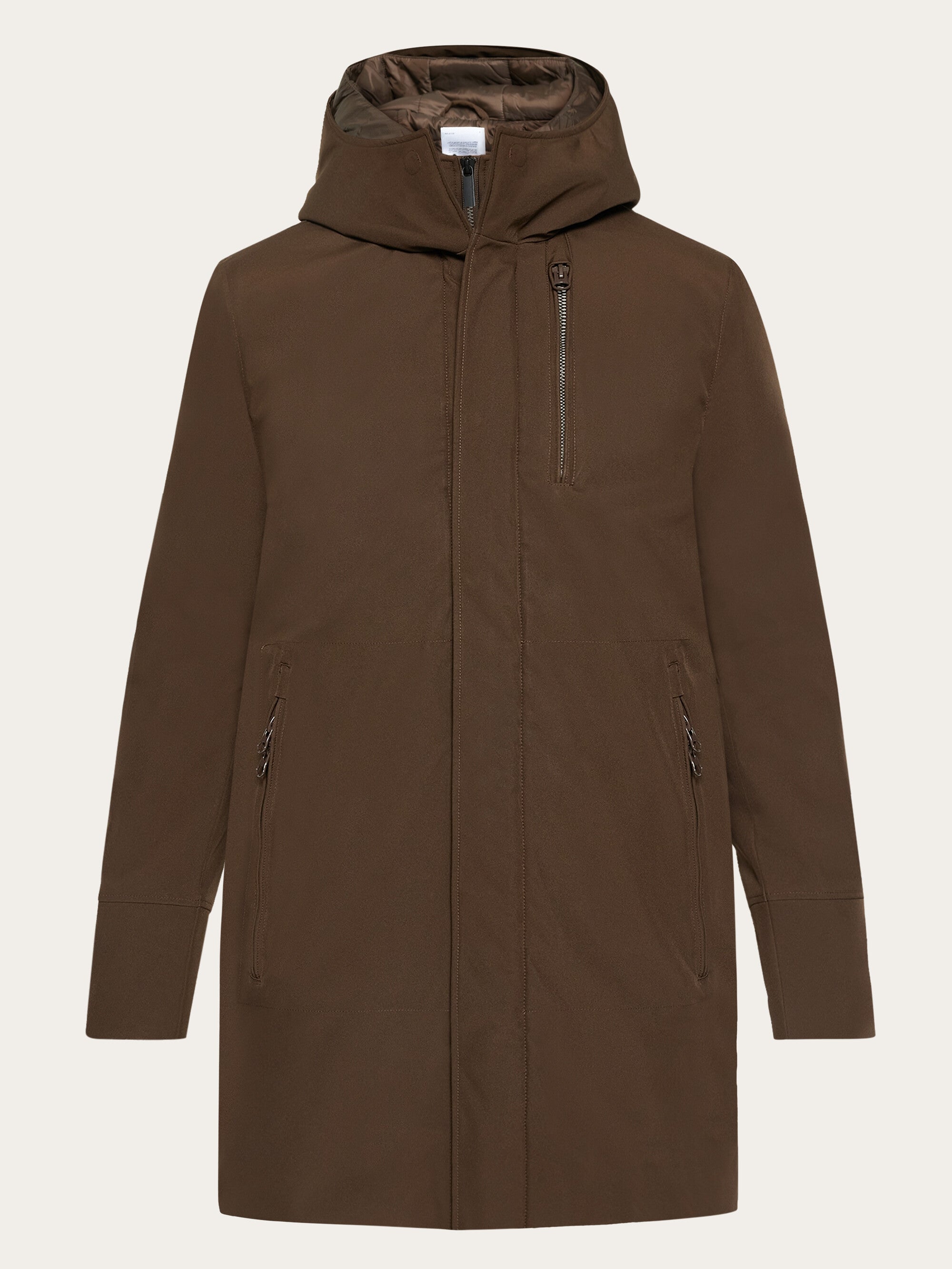  Long soft shell jacket CLIMATE SHELL™ - Demitasse (brown)