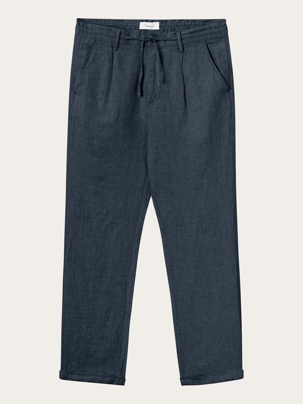 Buy Loose linen pant - Total Eclipse - from KnowledgeCotton Apparel®