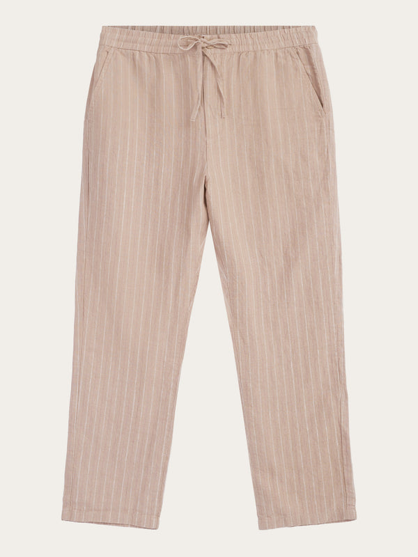 Buy Loose striped linen pant - Stripe - navy - from