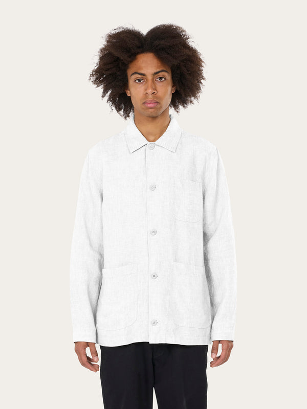 Buy Linen overshirt - Total Eclipse - from KnowledgeCotton Apparel®